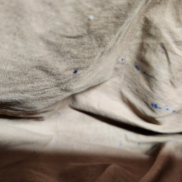 Lucky Brand Stash Brown Lamb Distressed Leather Fold Over Shoulder Hobo Bag - Picture 10 of 11